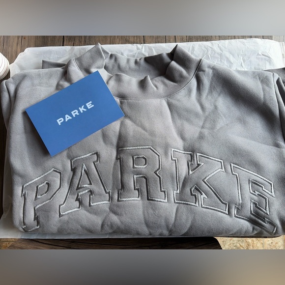 PARKE Monogram Varsity Mockneck - Picture 4 of 4